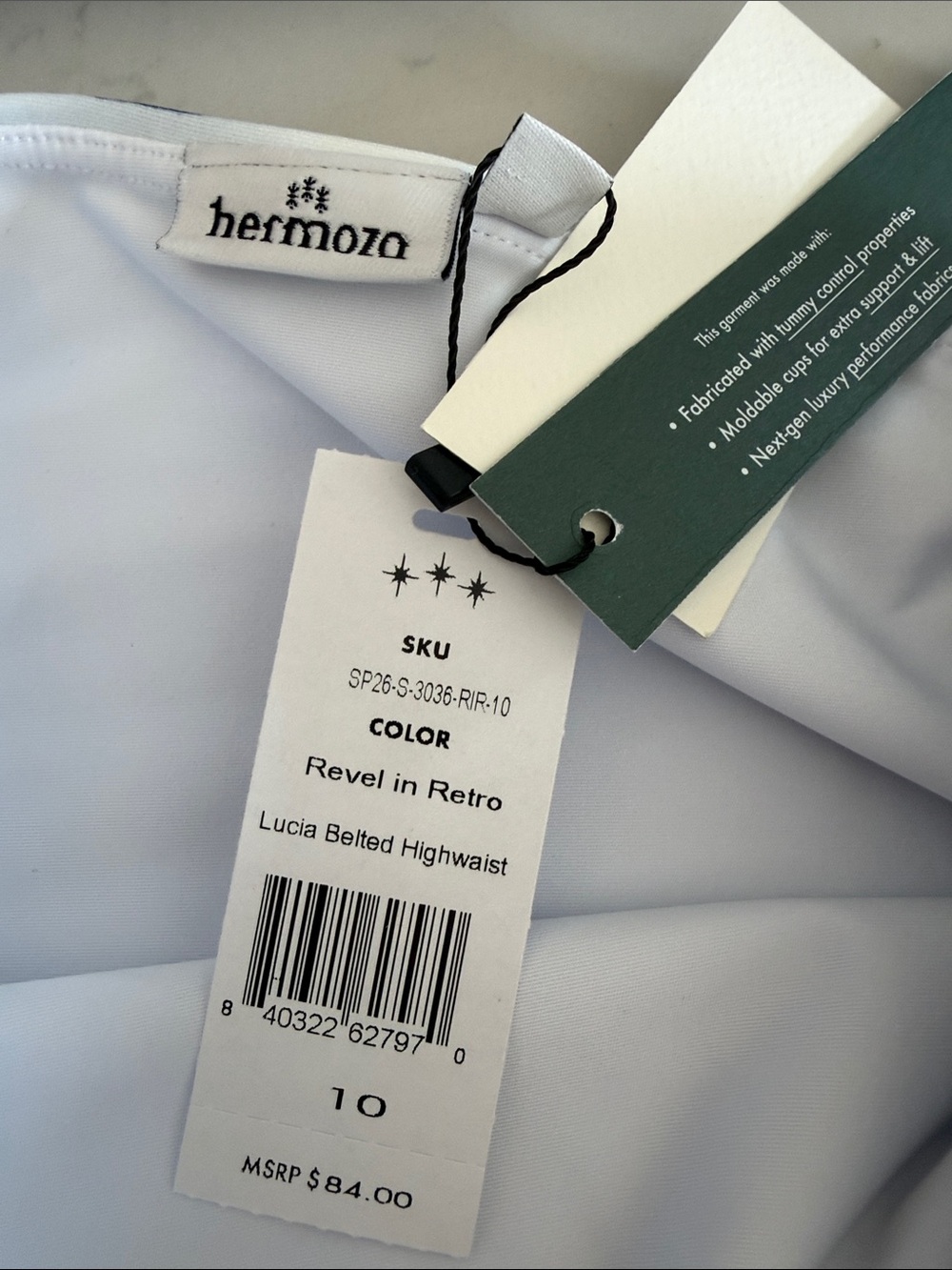 Hermoza retro two piece bathing suit size 10. - Picture 6 of 7